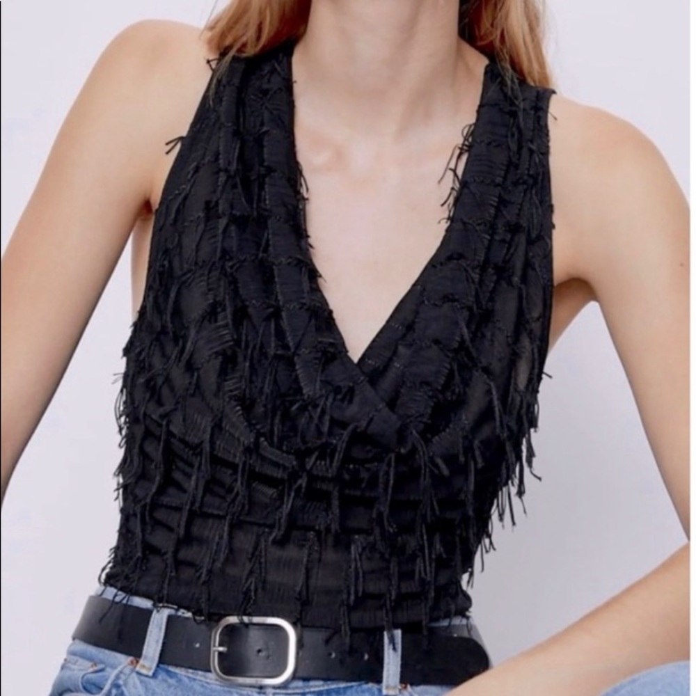 Zara black bodysuit